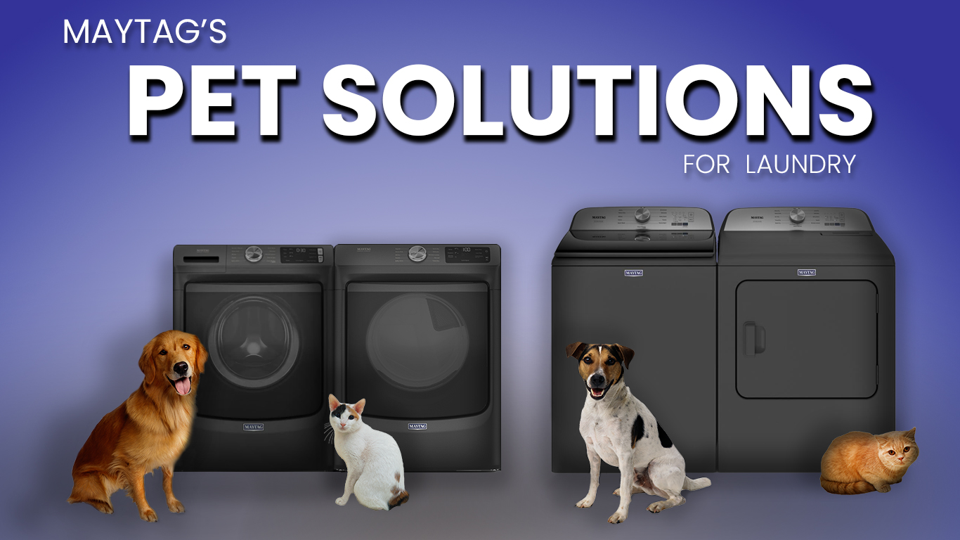 Maytag’s Pet Solutions for Laundry