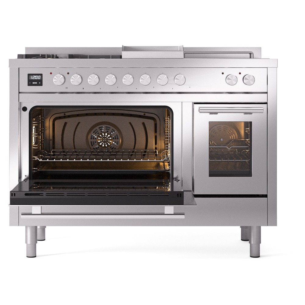 ILVE_UP48FSWMPSSLP_Professional_Plus_II_main_oven_door_opened