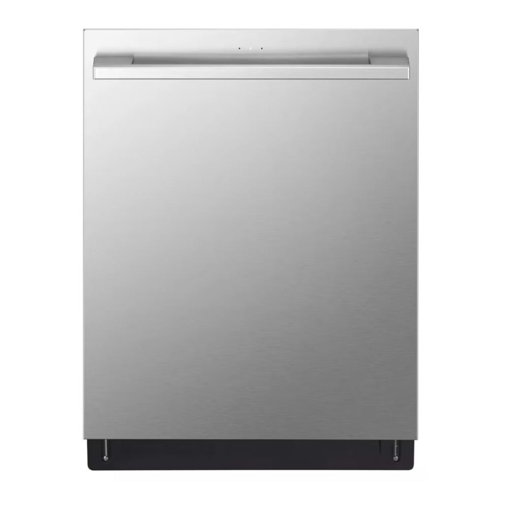 LG Studio SDWB24 24" Smart Built-In Dishwasher with 15 Place Settings, 40 dBA, 1 HR Cycle, True Steam