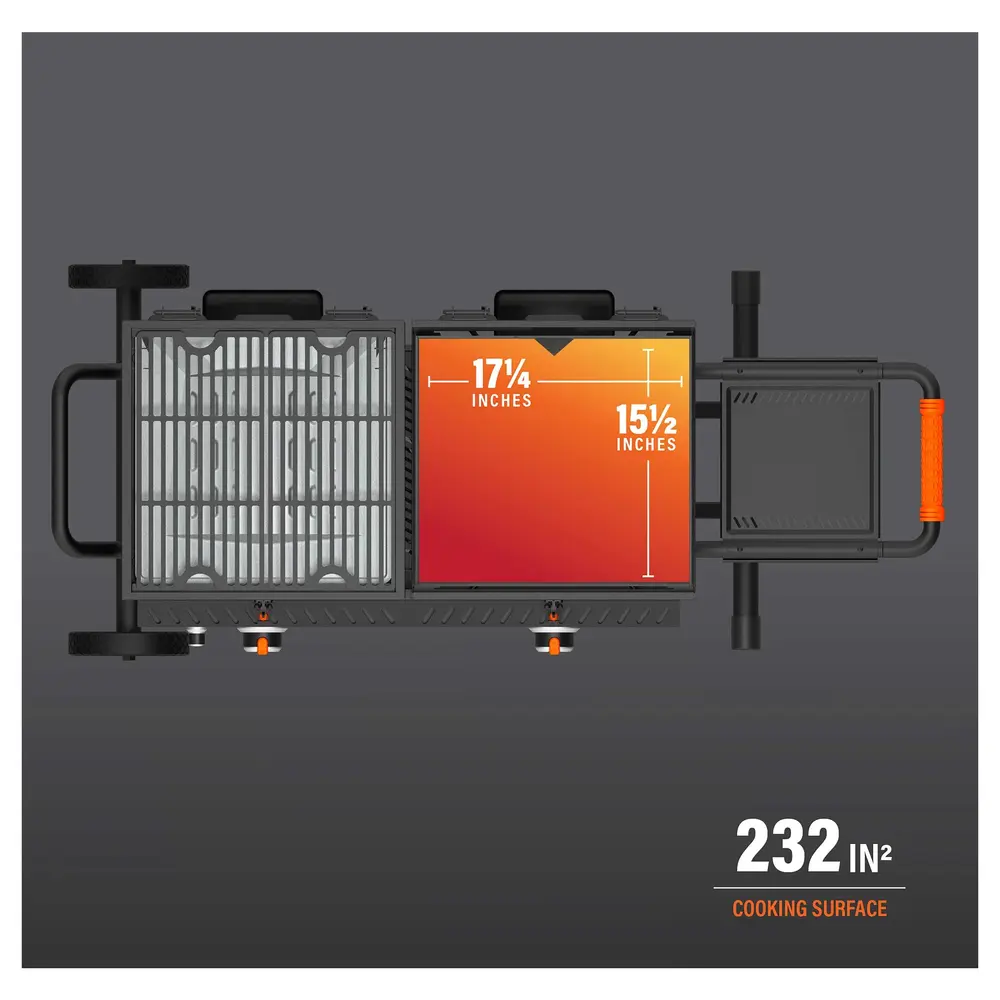 Blackstone 1550 cooktop