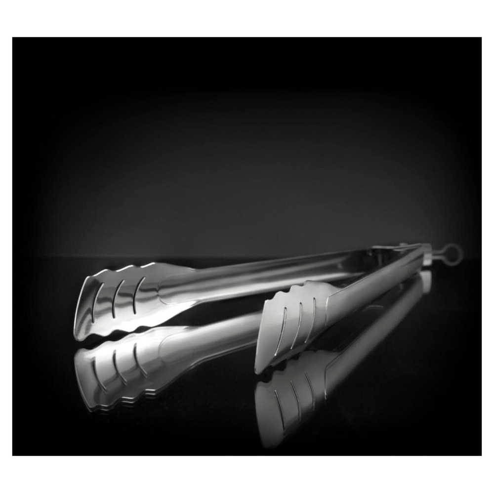 Napoleon 55011 Easy Locking Tongs, Easy to Lock and Unlock, Fifteen inch Long Tongs, Sensitive Spring, in Stainless Steel