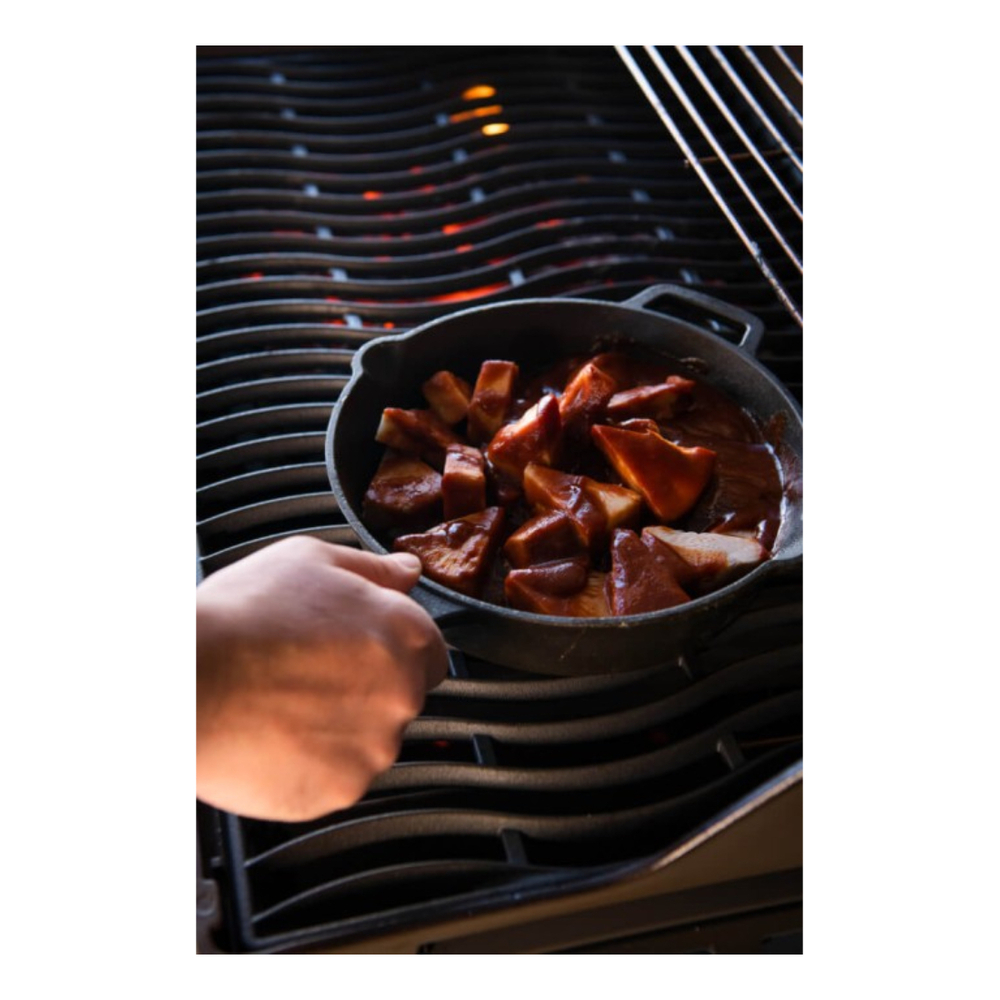 Napoleon 56053 Cast Iron Frying Pan, in Black