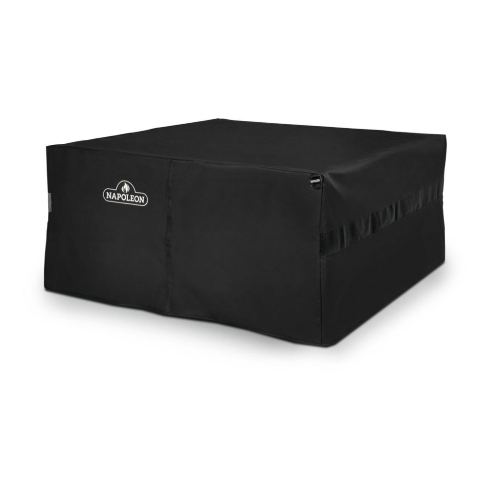 Napoleon 61850 Grill Cover Square Cover for St. Tropez and Kensington, Adjustable Straps, Water Resistant Fabric in Black