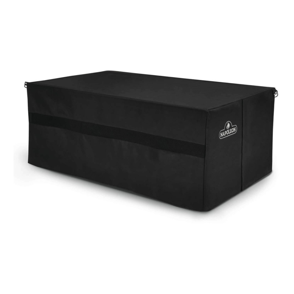 Napoleon 61851 Grill Cover Rectangle Cover for St. Tropez, Muskoka and Kensington, Adjustable Straps, Water Resistant Fabric in Black
