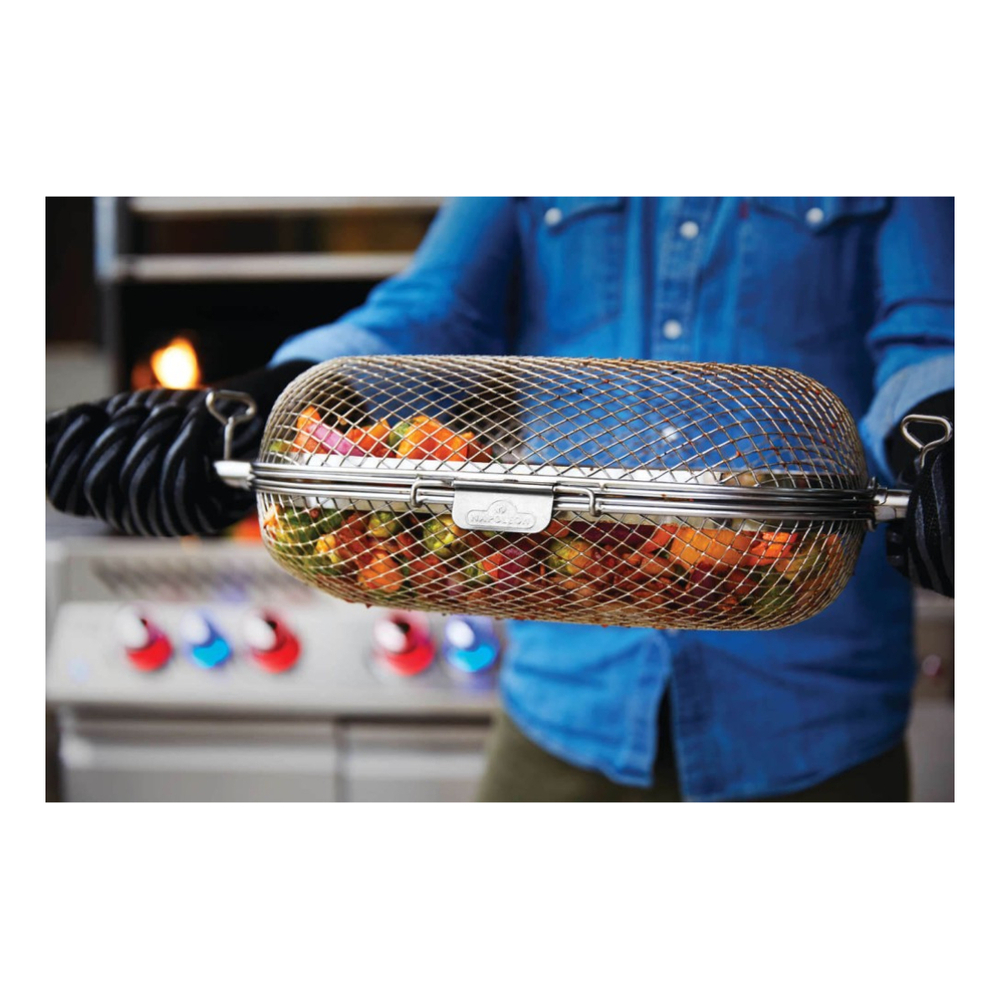 Napoleon 64000 Rotisserie Grill Basket in stainless steel