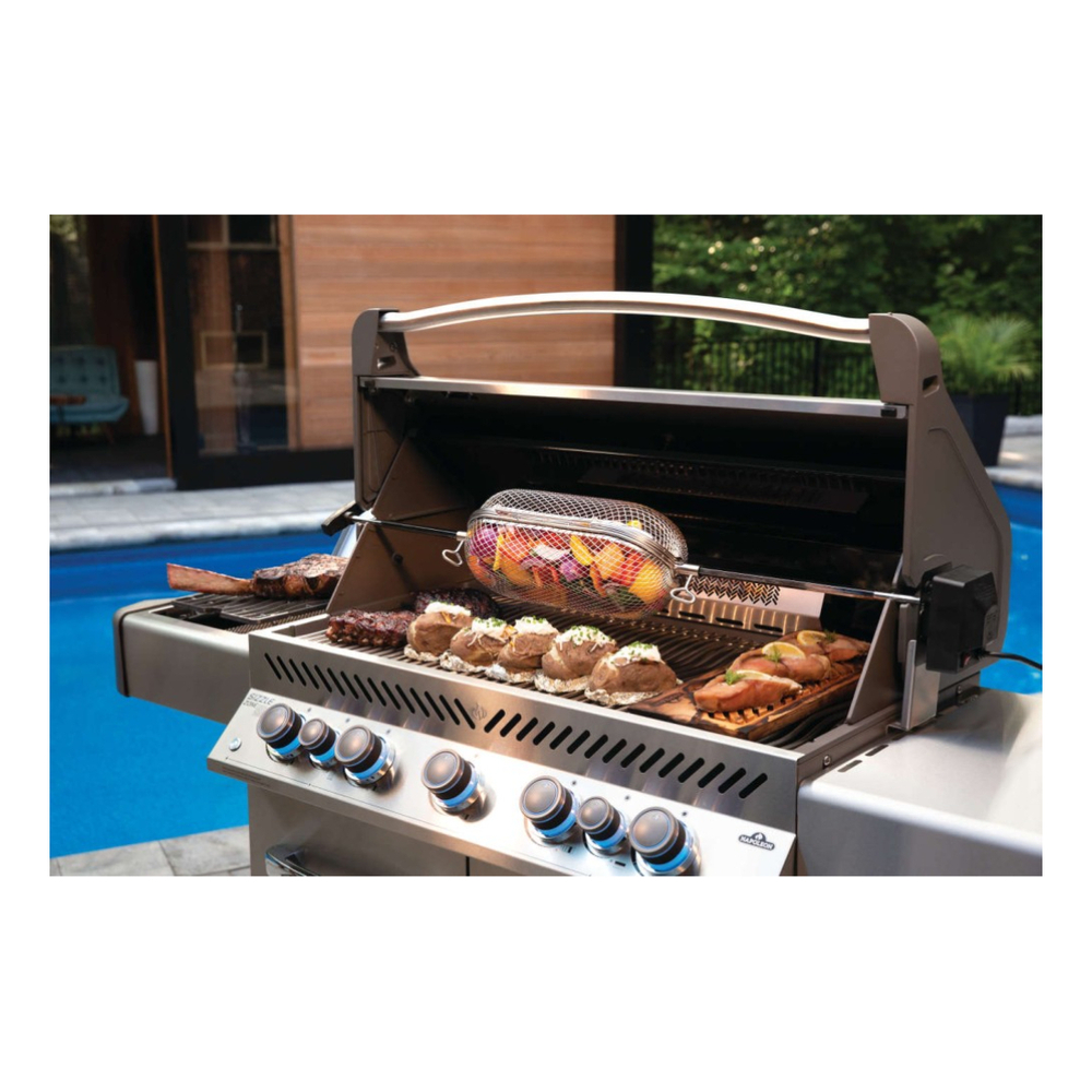 Napoleon 64000 Rotisserie Grill Basket in stainless steel