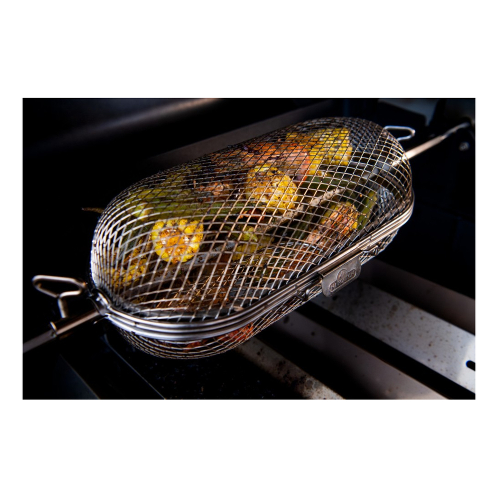 Napoleon 64000 Rotisserie Grill Basket in stainless steel