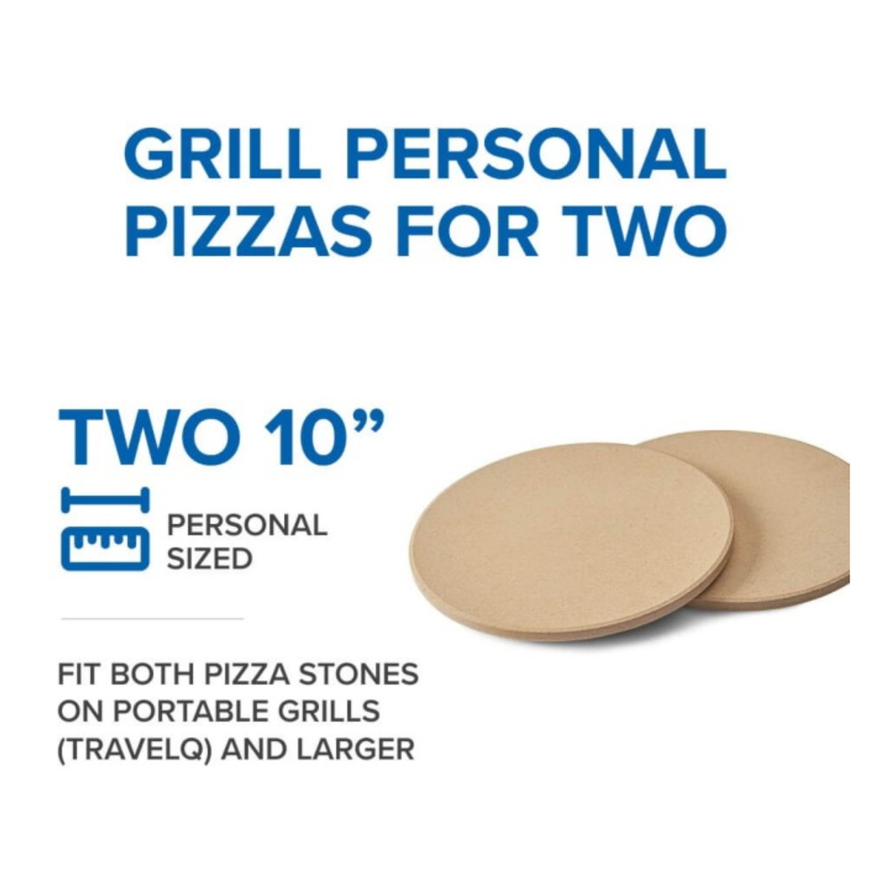 Napoleon 70000 10 Inch Personal Sized Pizza/Baking Stone Set