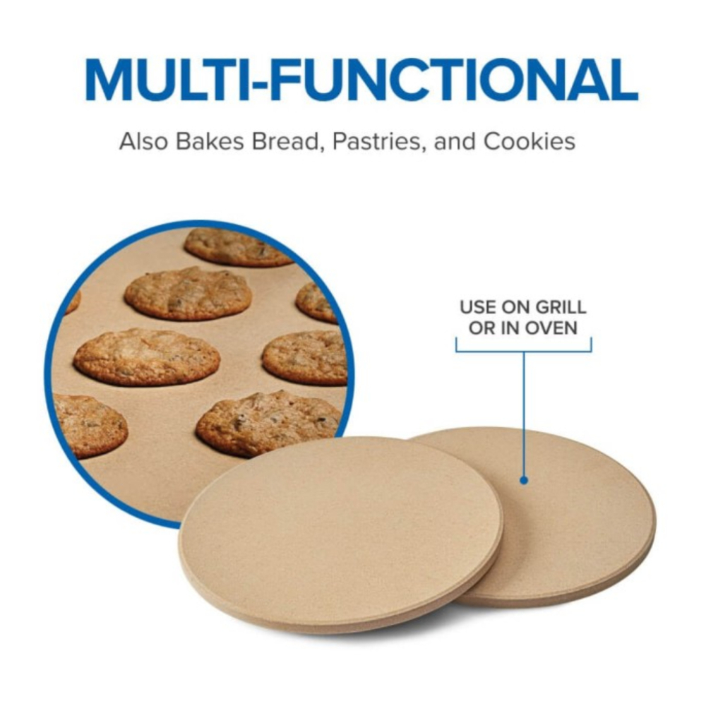 Napoleon 70000 10 Inch Personal Sized Pizza/Baking Stone Set
