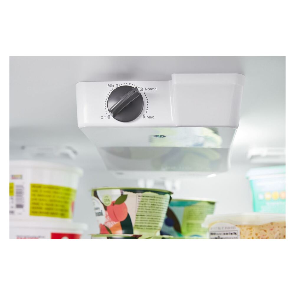 Amana ARTX3028P 28 Inch Top Freezer Refrigerator with 16.4 cu. ft. Storage Capacity, Interior LED Lighting, Adjustable Glass Shelf, Crisper Drawer, Reversible Doors