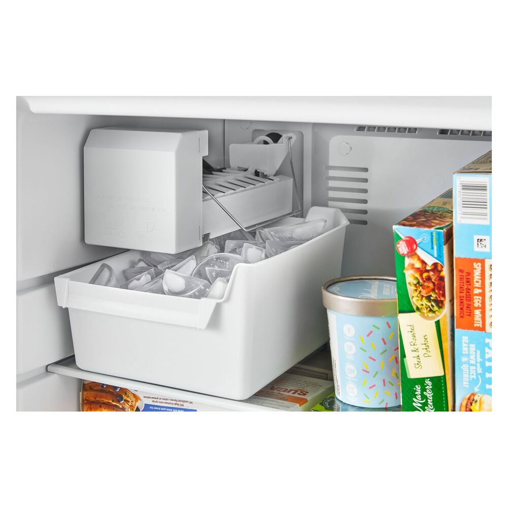 Amana ARTX3028P 28 Inch Top Freezer Refrigerator with 16.4 cu. ft. Storage Capacity, Interior LED Lighting, Adjustable Glass Shelf, Crisper Drawer, Reversible Doors