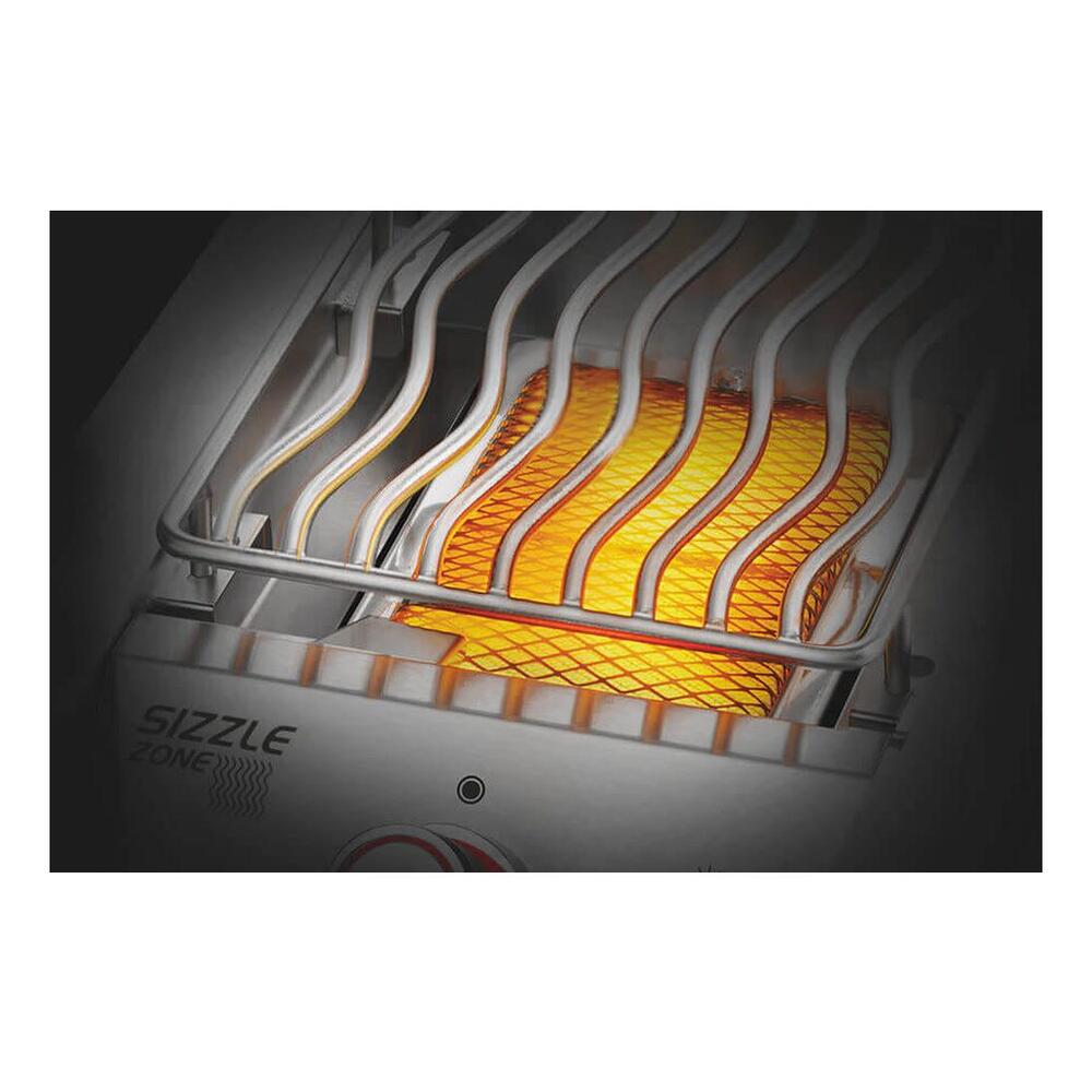 Napoleon BIB10IRNSS 700 Series 14 inch Built-in Single Infrared Burner with 94.50 sq. in. Cooking Area, 10000 Total BTU, Stainless Steel Protective Cover, Iconic WAVE™ Cooking Grids, in Stainless Steel