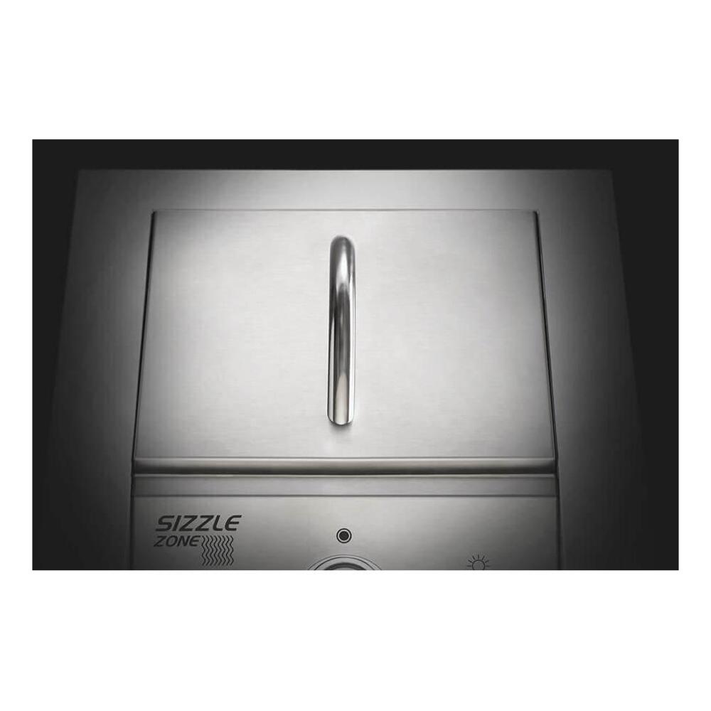 Napoleon BIB10IRNSS 700 Series 14 inch Built-in Single Infrared Burner with 94.50 sq. in. Cooking Area, 10000 Total BTU, Stainless Steel Protective Cover, Iconic WAVE™ Cooking Grids, in Stainless Steel