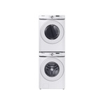 Samsung-DVE45T6000W-matching washer front view
