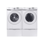 Samsung-DVE45T6000W-horizontal matching washer view