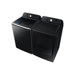 Samsung-DVE47CG3500V-tilted view with washer