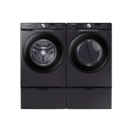 Samsung-DVG45T6000V-front view with matching washer