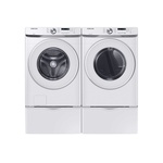 Samsung-DVG45T6000W-matching washer view with drawer