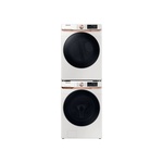 Samsung-DVG50BG8300E-verticle front view with matching washer