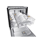 Samsung-DW80B6060US-left angle tray filled view