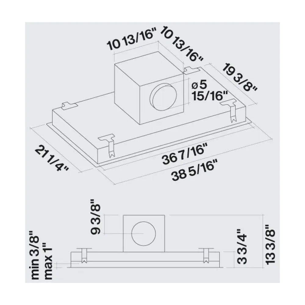 FDSTE36C6SSR-Dimensions