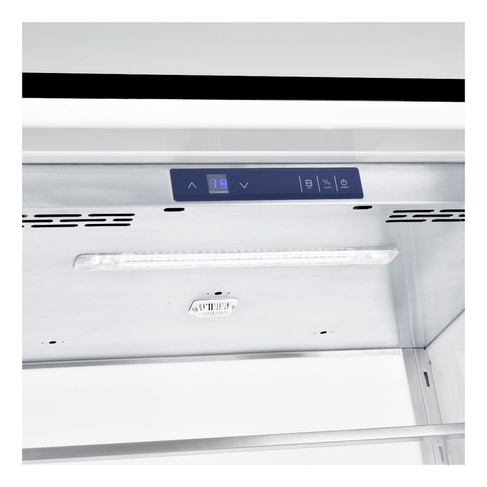 Forno FFRBI182130S Cologne Series 30 Inch Counter-Depth Freestanding All Refrigerator with 18.4 cu. ft. Capacity, Multi Air Flow System, Touch Screen Temperature Control, LED Lighting, in Stainless Steel