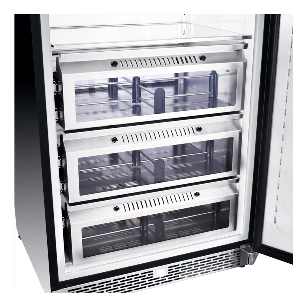 Forno FFRBI182130S Cologne Series 30 Inch Counter-Depth Freestanding All Refrigerator with 18.4 cu. ft. Capacity, Multi Air Flow System, Touch Screen Temperature Control, LED Lighting, in Stainless Steel