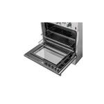 Forno FFSGS627430 Giovanni Series 30 inch Freestanding Gas Range with 5 Sealed Burners with 4.32 cu. ft. Capacity, Dual-Ring Burner, Continuous Cast Iron Grates, Insulated Oven Door, in Stainless Steel