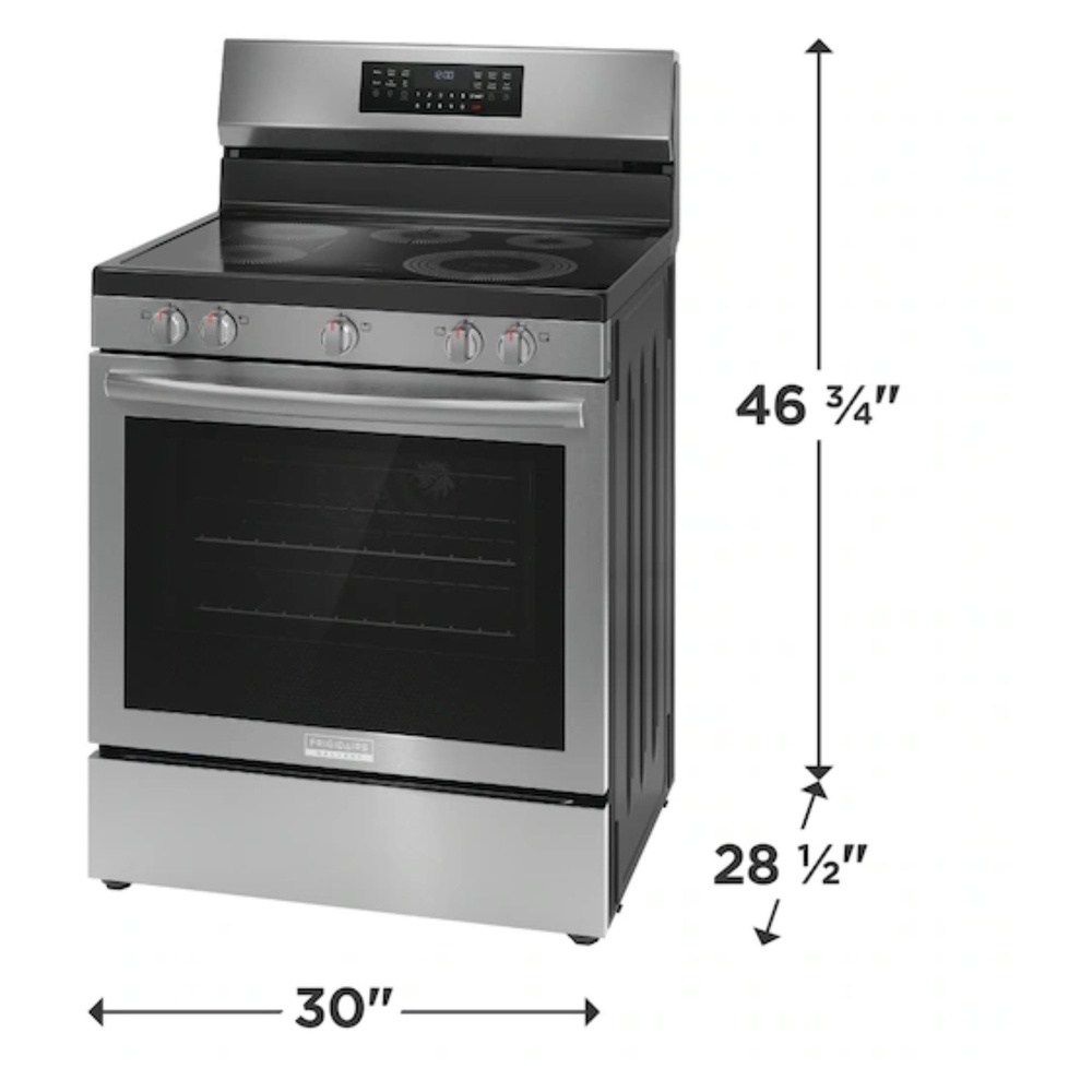 Frigidaire-GCRE3060BF-dimensions