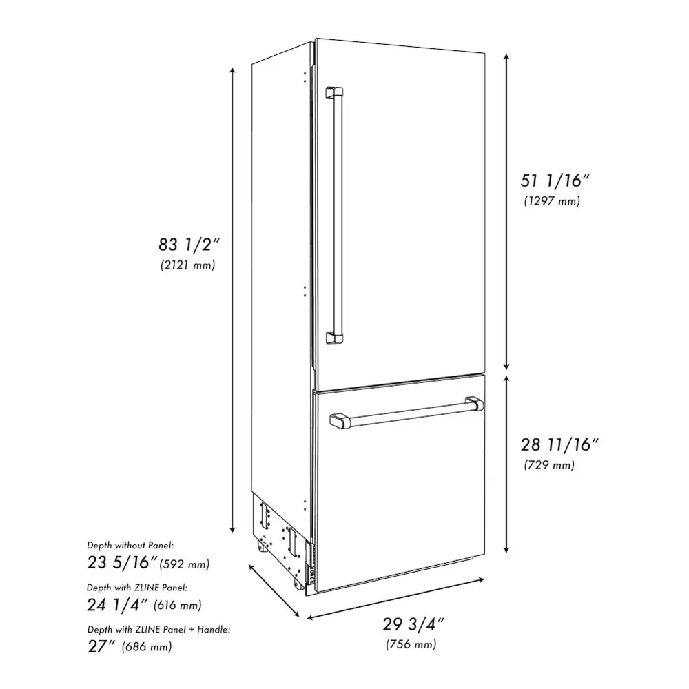 GRBIVZ30430CB-Dimensions