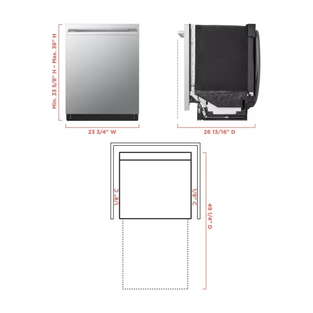SDWB24S3 dimensions
