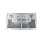 GE-UVC7300SLSS-20” Custom Hood Insert w/ Dimmable LED Lighting