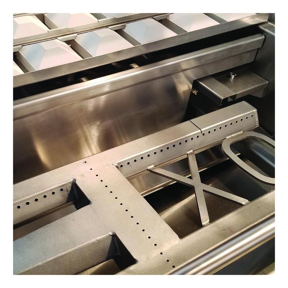 XO XOGRILL30 30 inch Built-In Gas Grill with 851 sq, in Cooking Area, Cooking Zones, Elegant Lighting, Radiant Briquettes, in Stainless Steel