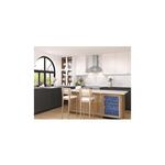 Zephyr ZSAM90F 36 inch Savona Series Wall Mount Range Hood with 600 CFM, LumiLight LED Lighting, Airflow Control Technology™ (ACT™), ICON Touch® Controls