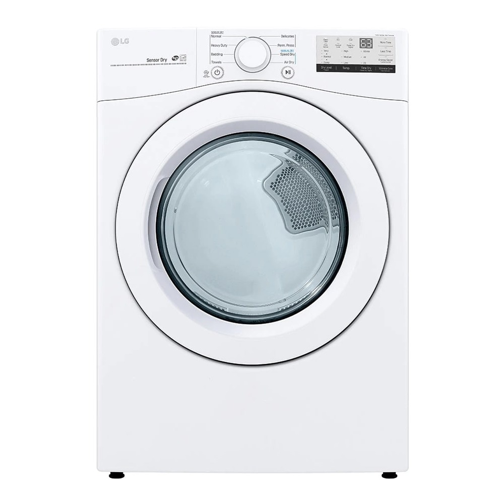 LG DLG3401W 27" Front Load Gas Dryer with 7.4 cu. ft. Capacity, in White