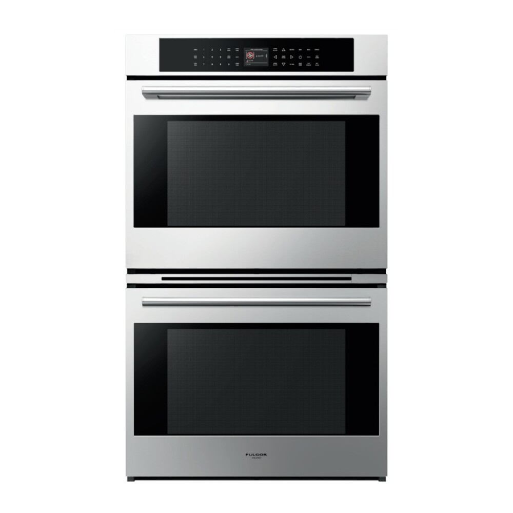 Fulgor Milano F7DP30 700 Series 30" Double Wall Oven with 8.68 cu. ft. Capacity, Self-Cleaning, and Creactive Cooking System