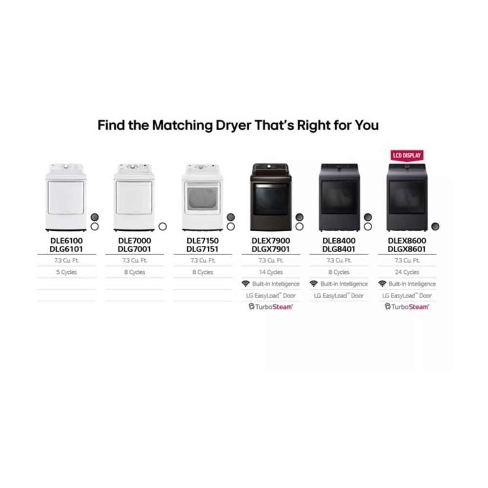LG-DLE8400WE-color types