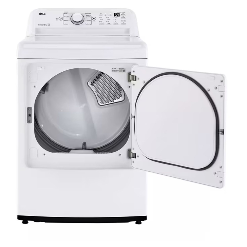 LG-DLG7001W-front view with open door
