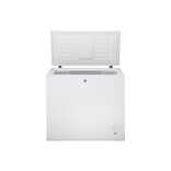 GE FCM7STWW 33 inch Chest Freezer with 7 cu. ft. Capacity, Garage Ready, Upfront Defrost Drain in White