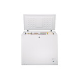 GE FCM7STWW 33 inch Chest Freezer with 7 cu. ft. Capacity, Garage Ready, Upfront Defrost Drain in White