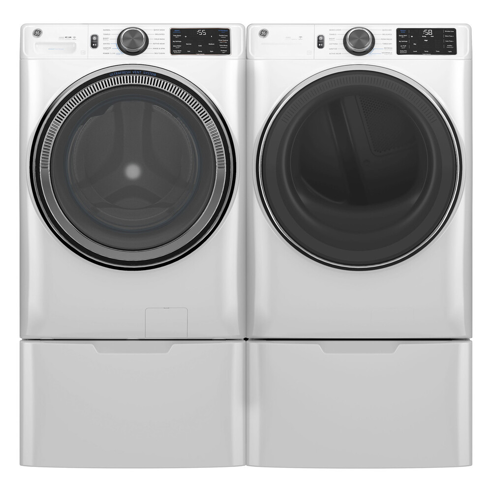 GFD65ESSVWW-Shown-with-Dryer-on-Pedestals
