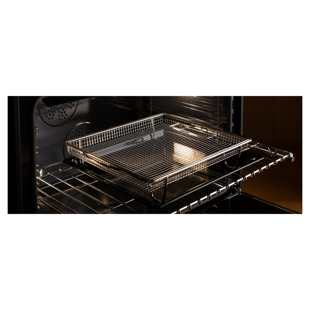 Bertazzoni-HER366BCFEPXTLP-Air Fry Basket Inside Oven