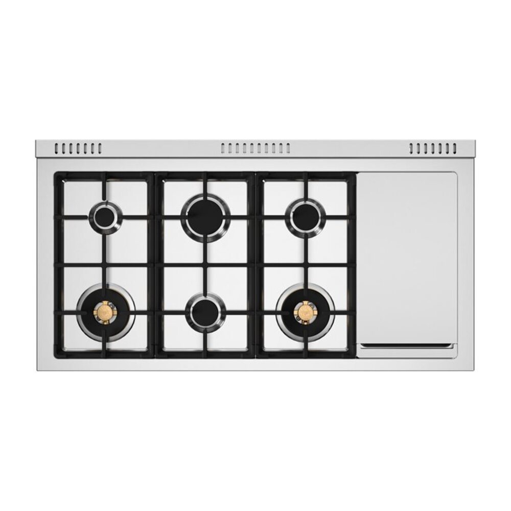 Bertazzoni-HER486BTFEPAVT-6 Brass Burners
