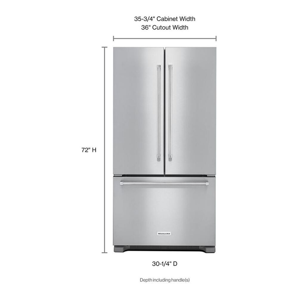 KitchenAid-KRFC302EPA-Dimension View