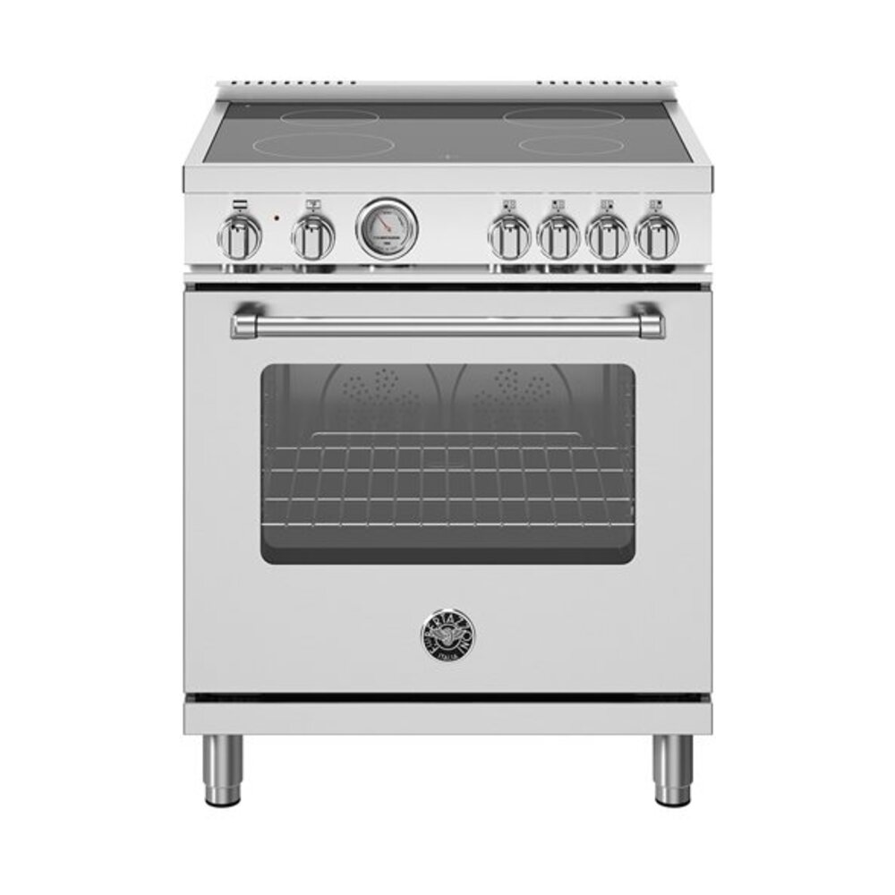 Bertazzoni-MAS304CEMXV30 inch Electric Range, 4 Heating Zones, Electric Oven