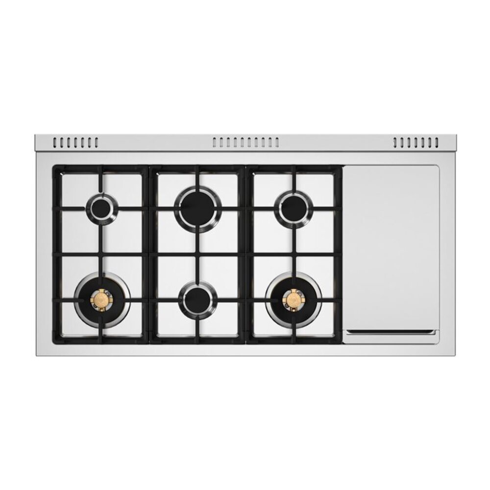 Bertazzoni-MAS486BTFEPXT-6 Brass Burners