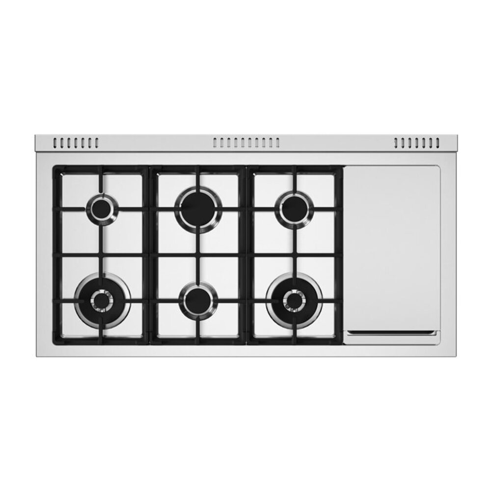 Bertazzoni-MAS486GDFMXV-6 Burners and Griddle