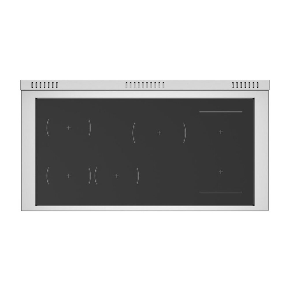 Bertazzoni-MAS486IGFEPXT-6 Heating Zones and Cast Iron Griddle