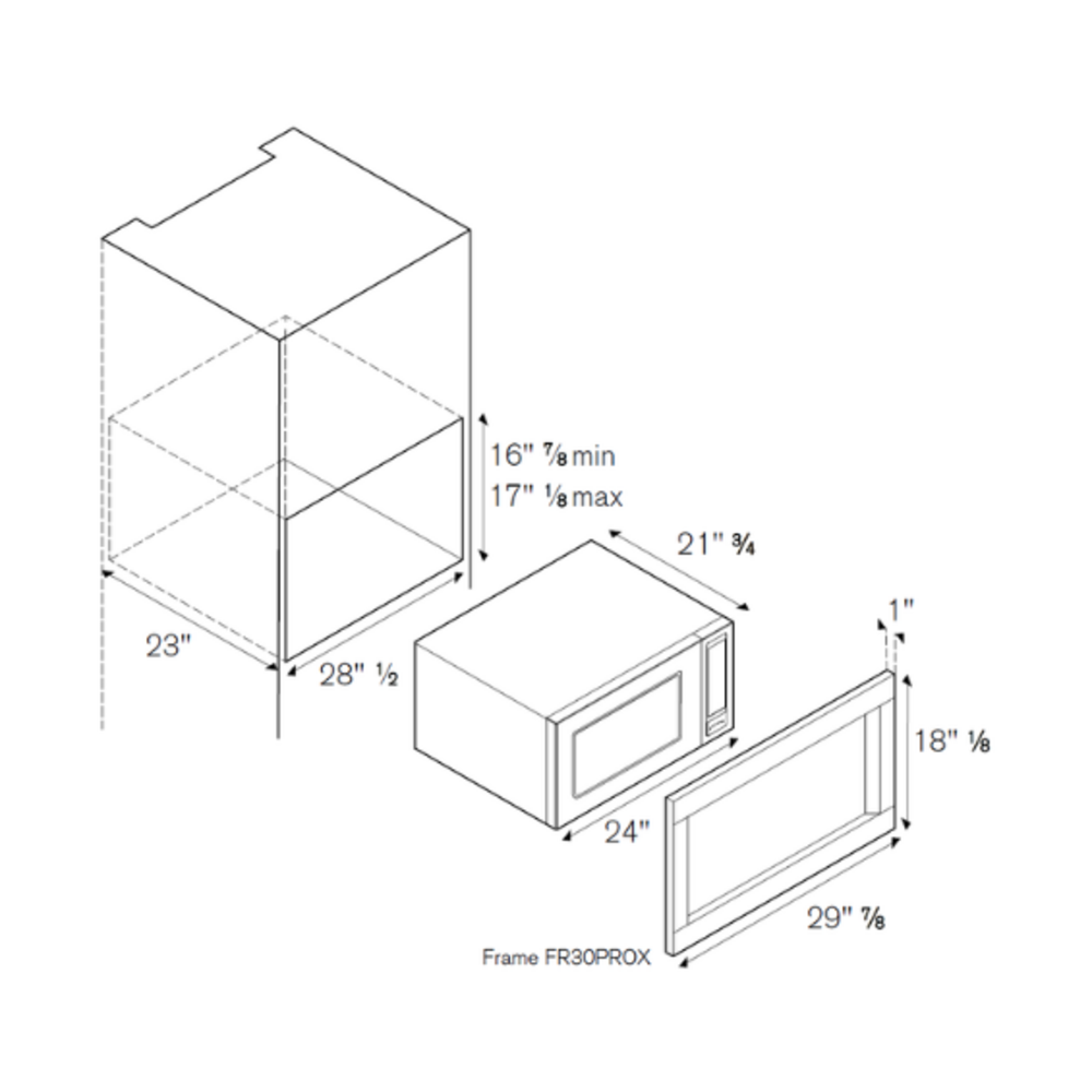 Bertazzoni-MO30STANE-Dimensions