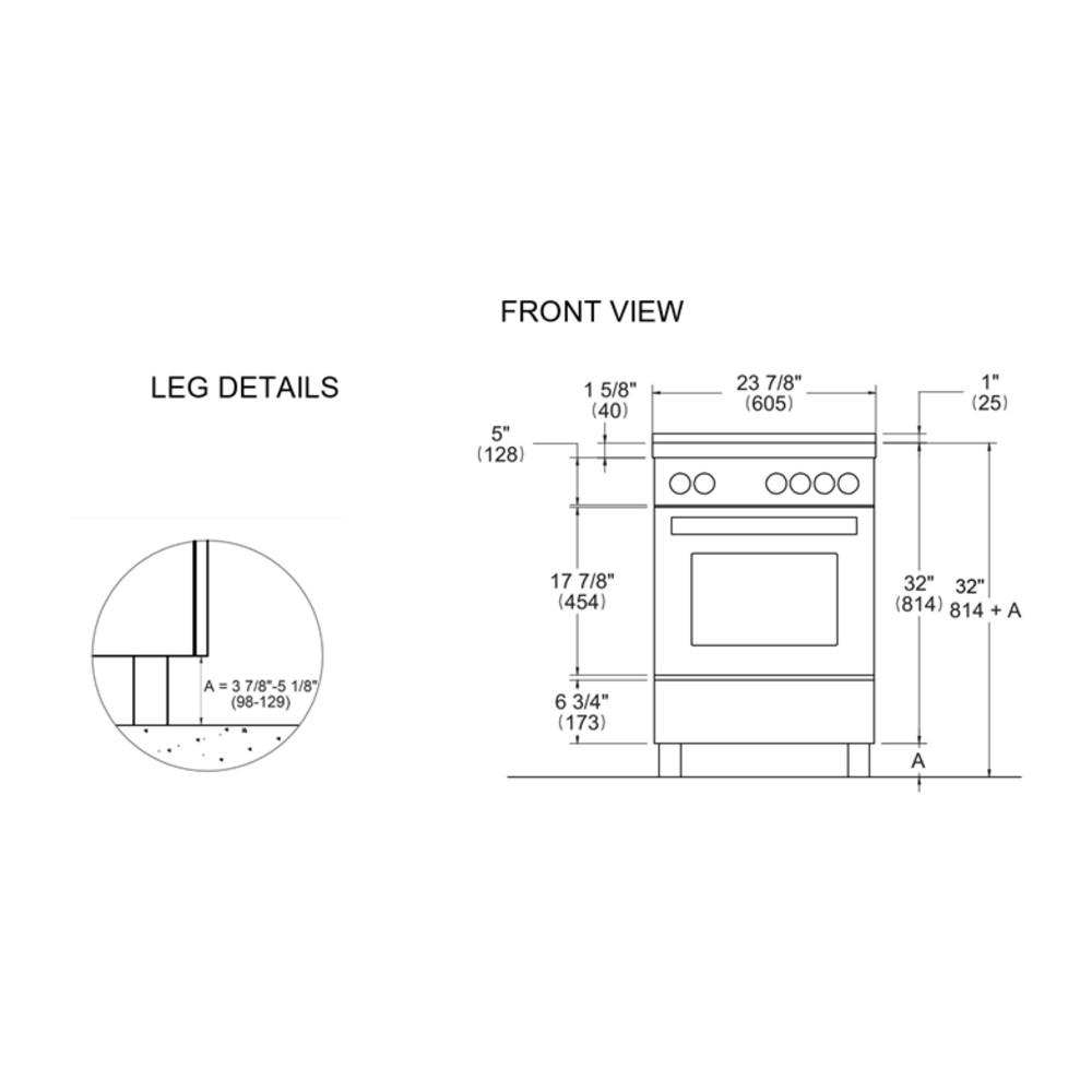 Bertazzoni-PRO244GASXVLP-dimensions